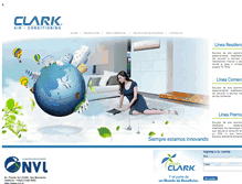 Tablet Screenshot of clark-airconditioning.com